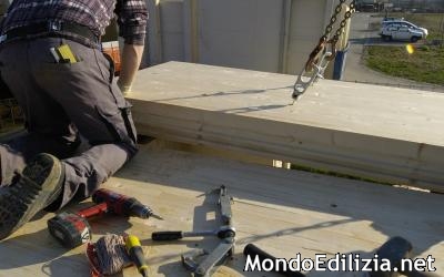 Realizzazione di case Bio con struttura portante in legno
