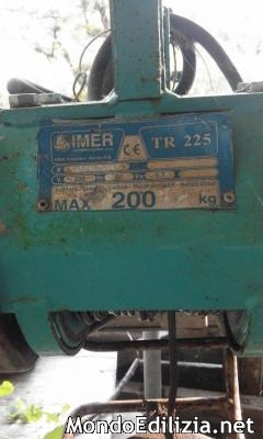 IMER TR 225 MAX 200 KG USATO